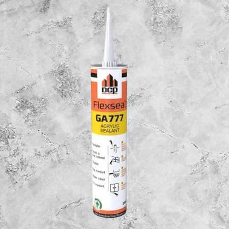 Pure Acrylic Caulking in White and Grey - Versatile Sealant for DIY and Professional Use | Flexseal GA777