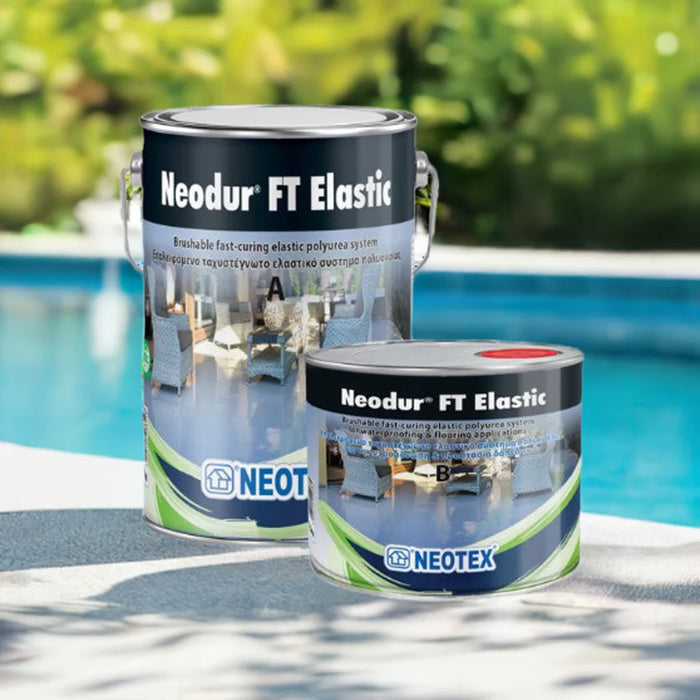 Swimming Pool Coating for Exceptional Waterproofing | Indoor and Outdoor Application | Neodur FT Elastic