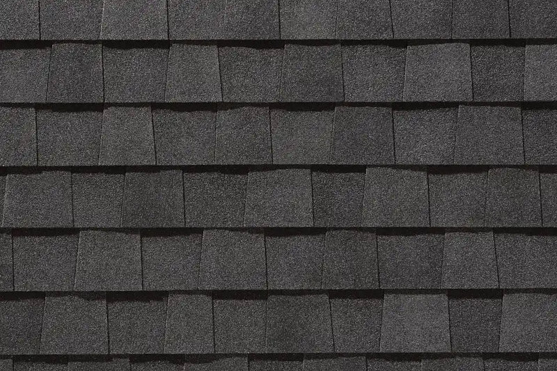 Moire Black Landmark Shingles