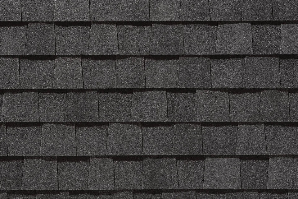 Moire Black Landmark Shingles